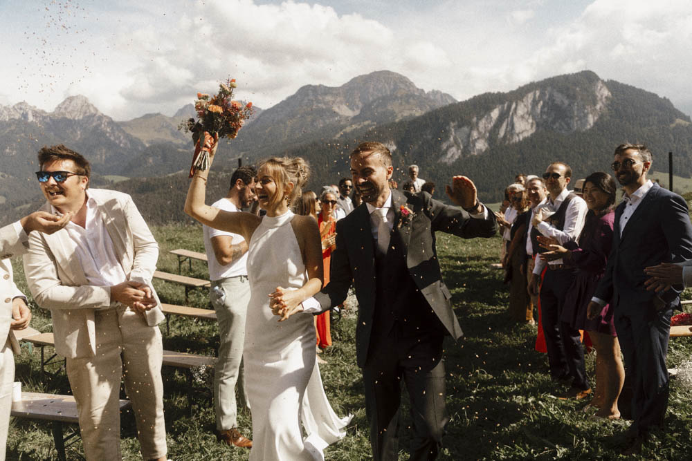 Tiphaine & Loïc, un mariage dans un alpage Suisse